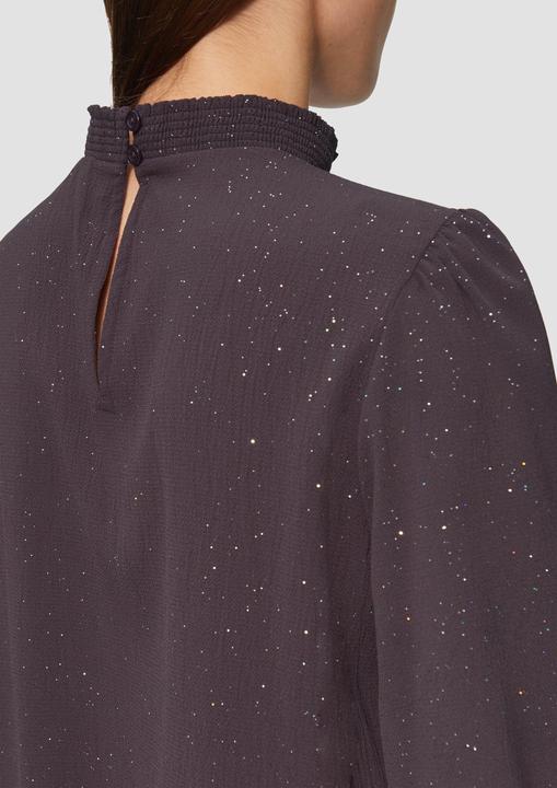 Immagine prodotto S.Oliver Bluse Leicht strukturierte Bluse mit gemocktem Stehkragen (34)