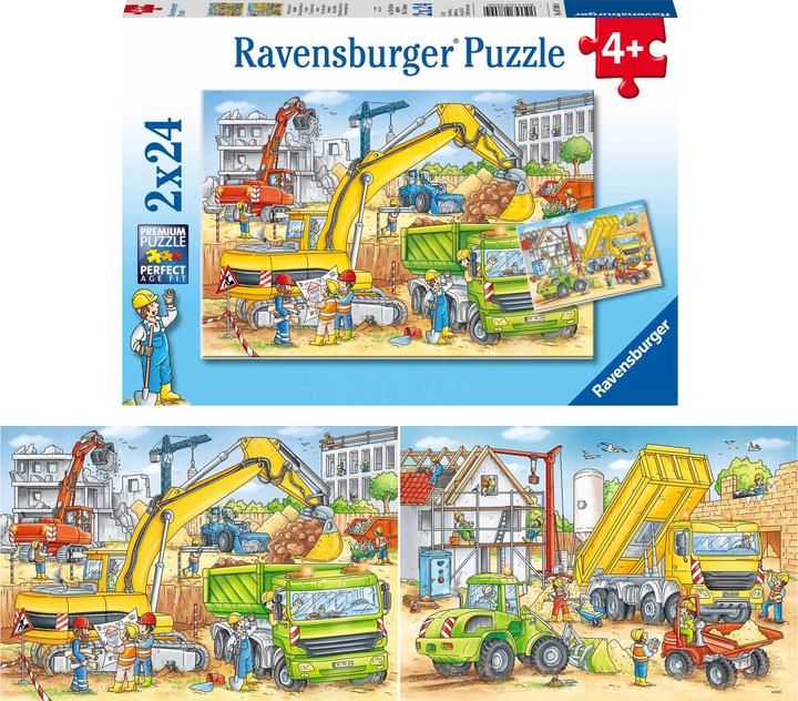 Image du produit Ravensburger Beaucoup de choses à faire sur le chantier retour (24 pièces)