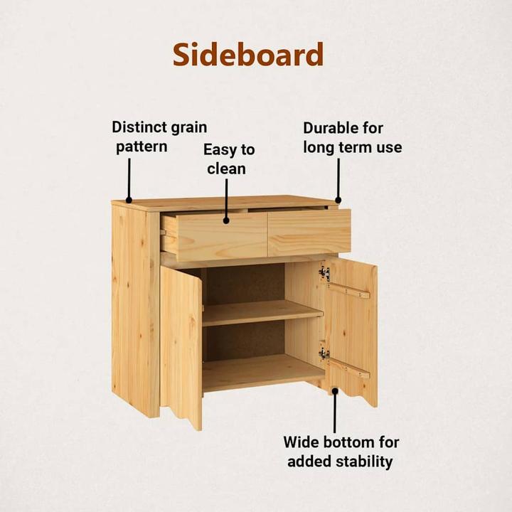Productafbeelding vidaXL Sideboard (79 x 43 x 75.50 cm)