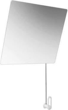 Hewi Tilting mirror SERIES 801 600mm wide, 540mm high pure white (60 x 54 cm)