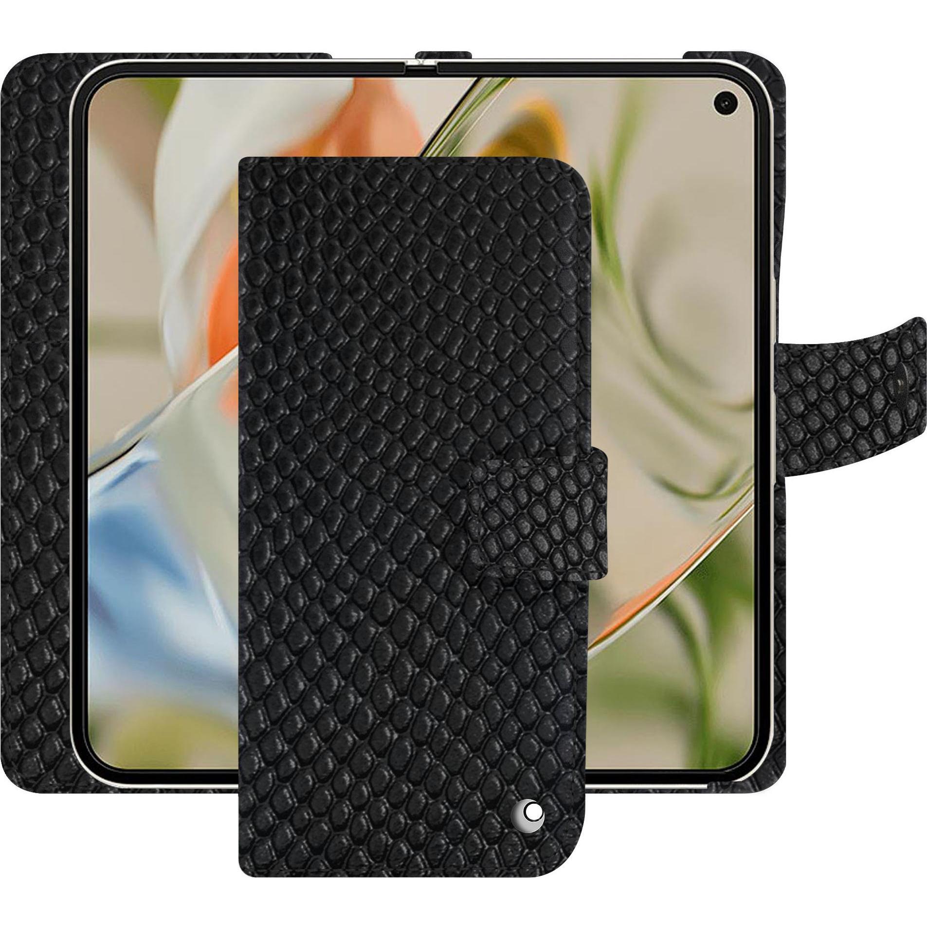 Noreve Lederschutzhülle Google Pixel 9 Pro Fold (Google Pixel 9 Pro Fold), Smartphone Hülle, Schwarz