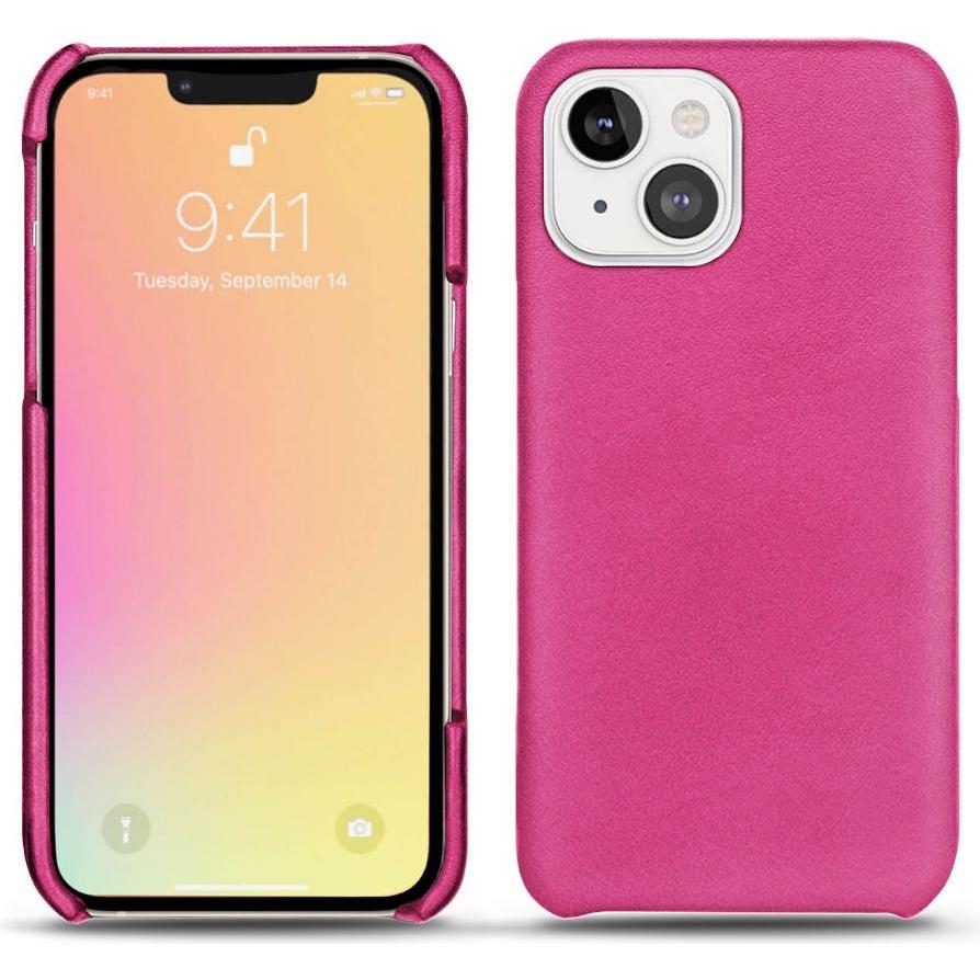 Noreve Lederschutzhülle (Apple iPhone 13 mini), Smartphone Hülle, Rosa