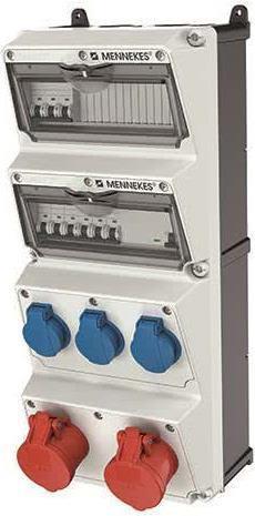 Produktbild Mennekes Steckdosen-Kombination (3 x, CEE 7/3)