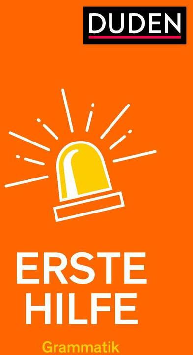 Produktbild Erste Hilfe - Grammatik (Deutsch, Linda Strehl, 2018)