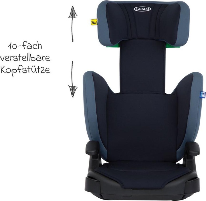 Actual product image Graco Junior Maxi i-Size (Child seat, ECE R129/i-Size Standard)
