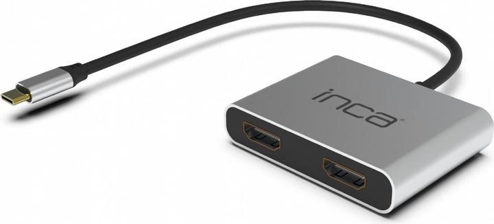 Inca Adapter ITPC-4THubX4 2HDMI 4K 30Hz,4 in 1 USB Type C (HDMI, USB 2.0, USB-C)
