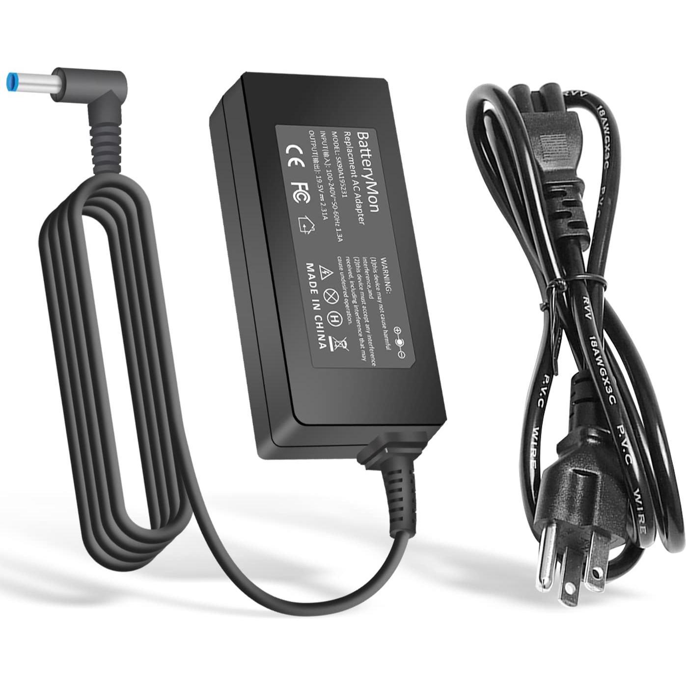 HP Smart non-PFC Netzteil (45 W), Notebook Netzteil, Schwarz