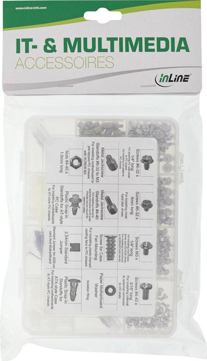 Produktbild InLine PC-Schraubenset, 550-teilig