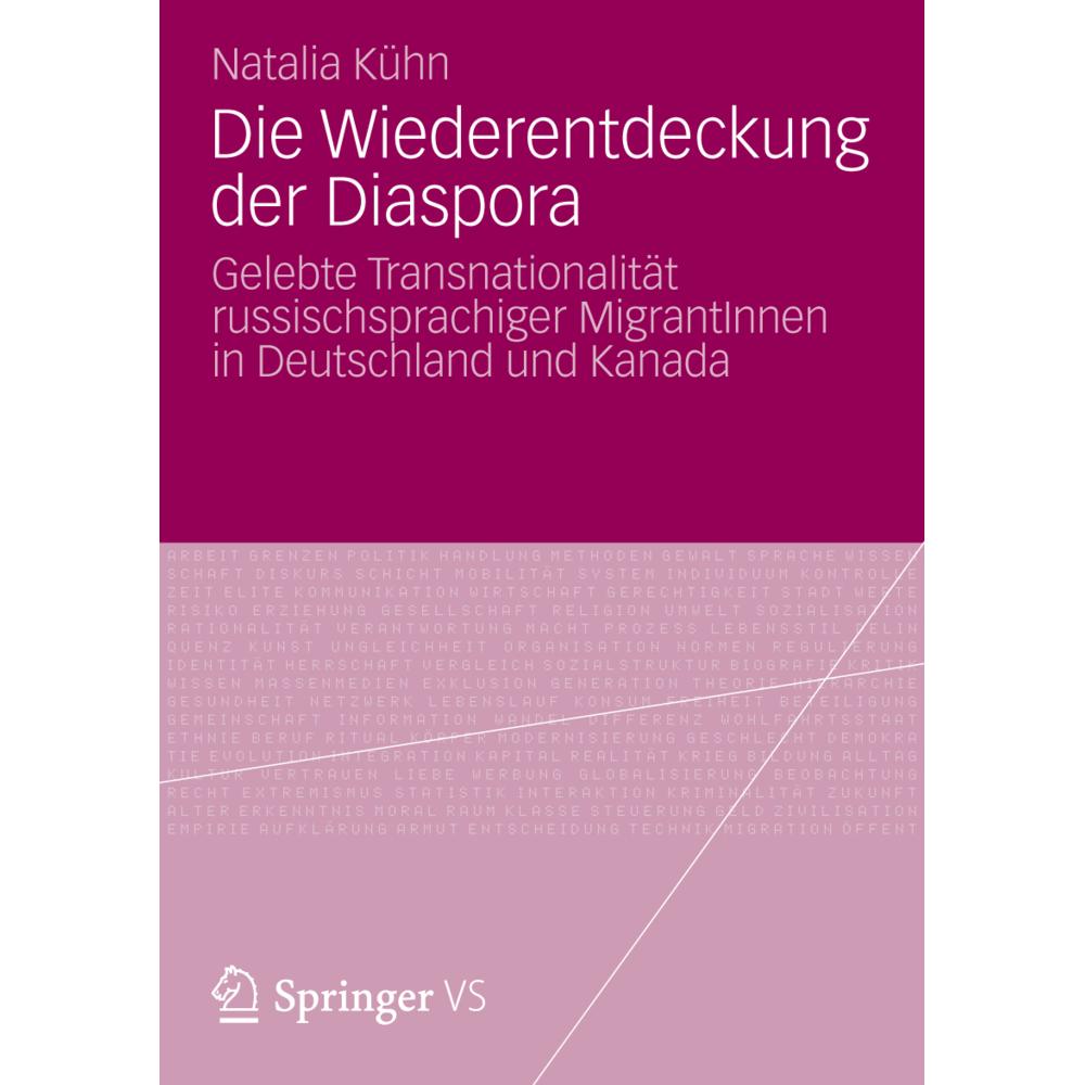 Die Wiederentdeckung der Diaspora, Fachbücher von Natalia Kühn