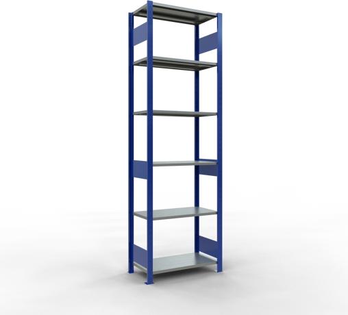 Immagine prodotto Schulte Lagertechnik Sistema di scaffalature di base senza viti MULTIplus150 con ripiani di lunghezza