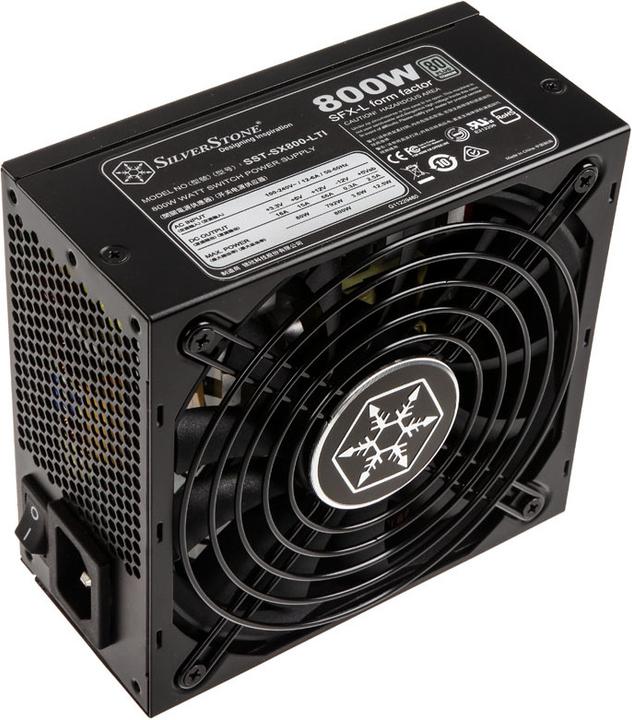 Actual product image Silverstone SST-SX800-LTI SFX-L Power Supply 80 PLUS Titanium, modular - 800 Watt (800 W)