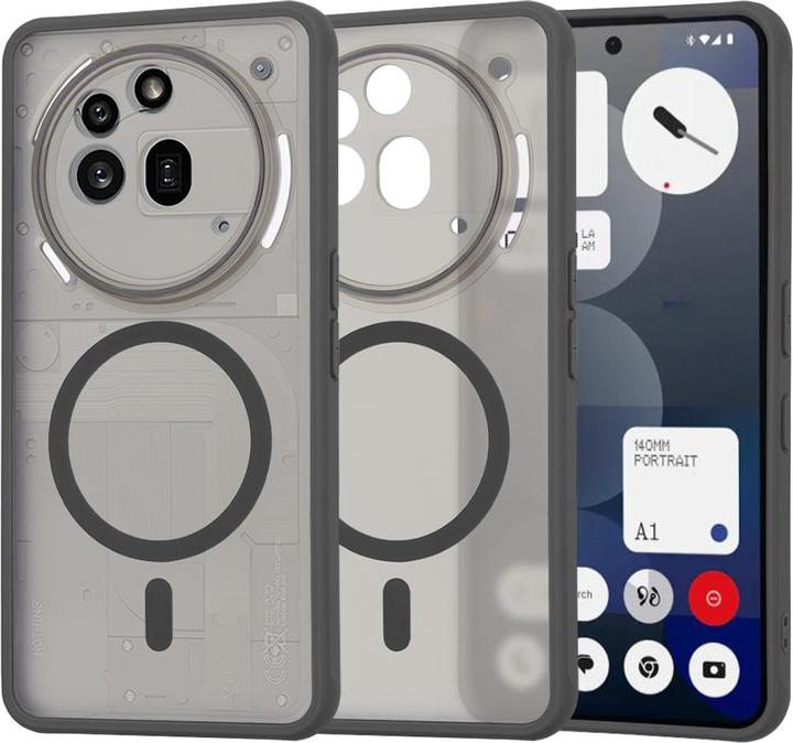 Produktbild Techsuit - HaloFrost MagSafe Series - Nothing Phone (3a) Pro - Smoke Black (Nothing Phone (3a) Pro)