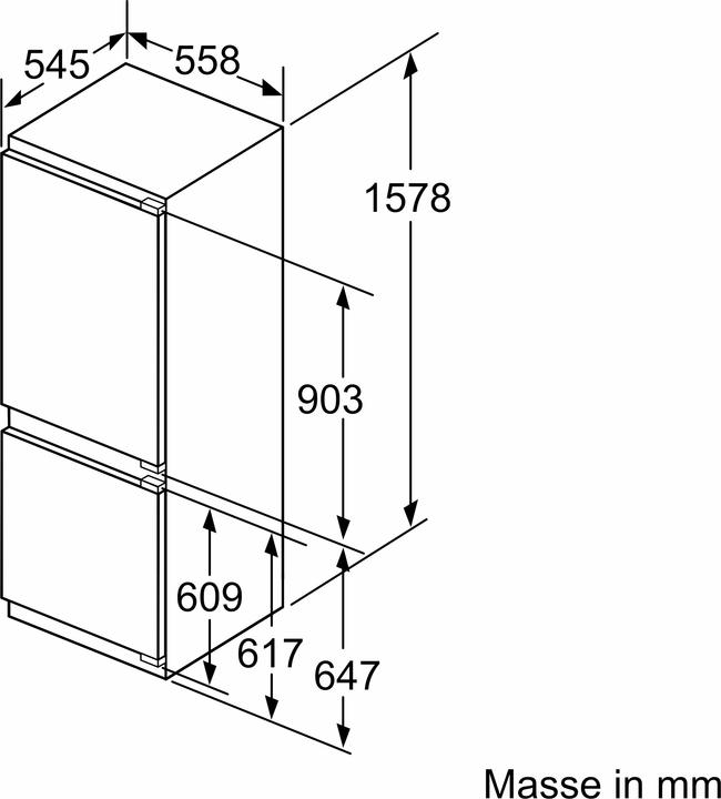Produktbild Bosch Hausgeräte KIS77AFE0 (231 l)