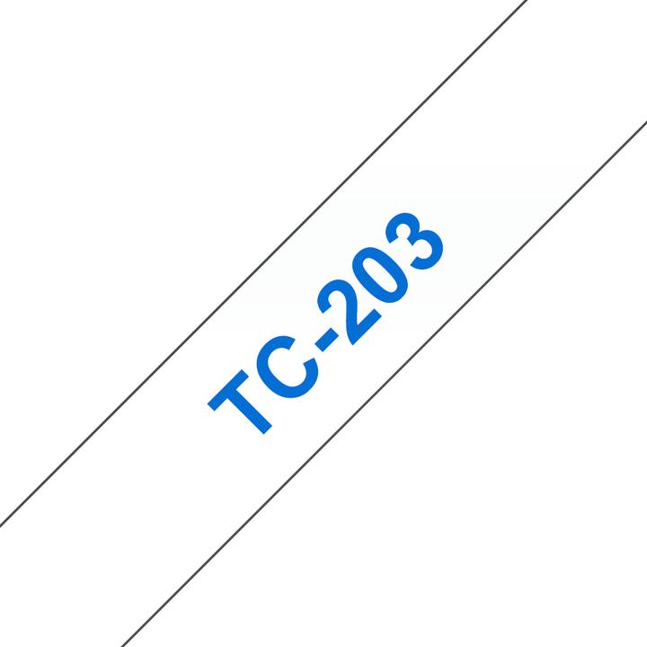Produktbild Brother TC-203 (1.20 cm, Blau, Weiss)