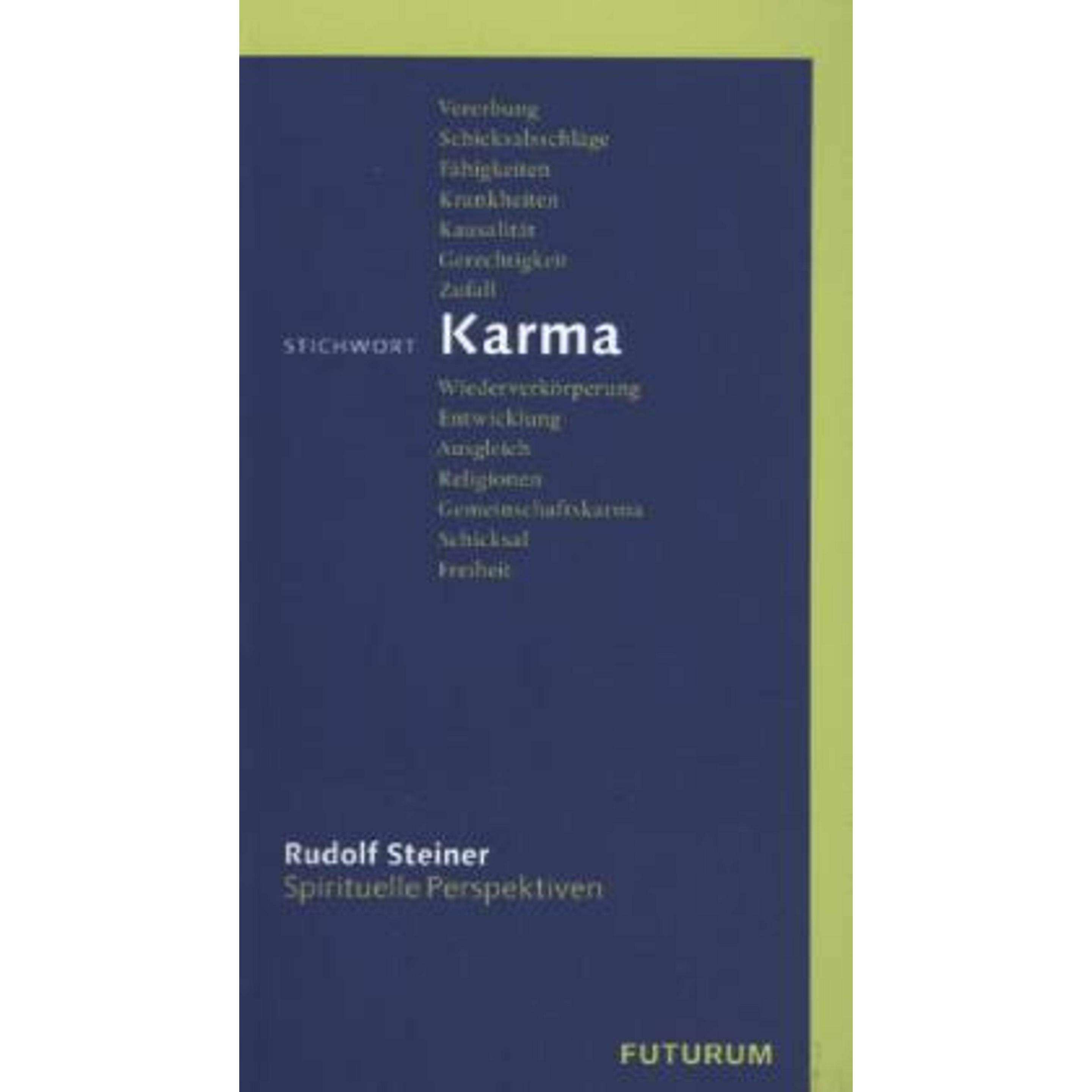Stichwort Karma, Ratgeber von Rudolf Steiner, Hans Stauffer