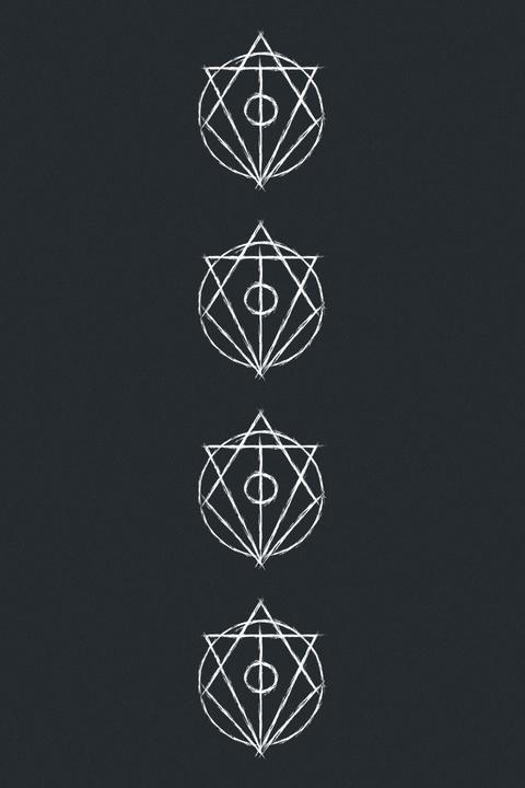 Produktbild In Flames Jesterhead White Raven (L)