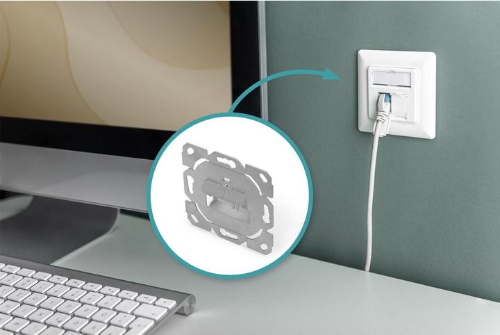 Produktbild Digitus Leerdose ohne Zentralplatte ohne Rahmen desingfähig