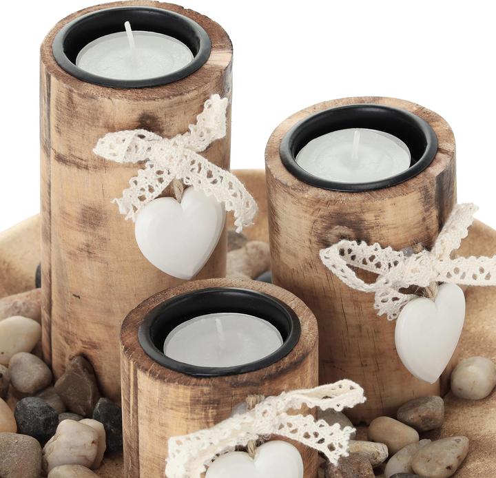 Produktbild Relaxdays Teelichthalter (21.5 x 21.5 x 13 cm)