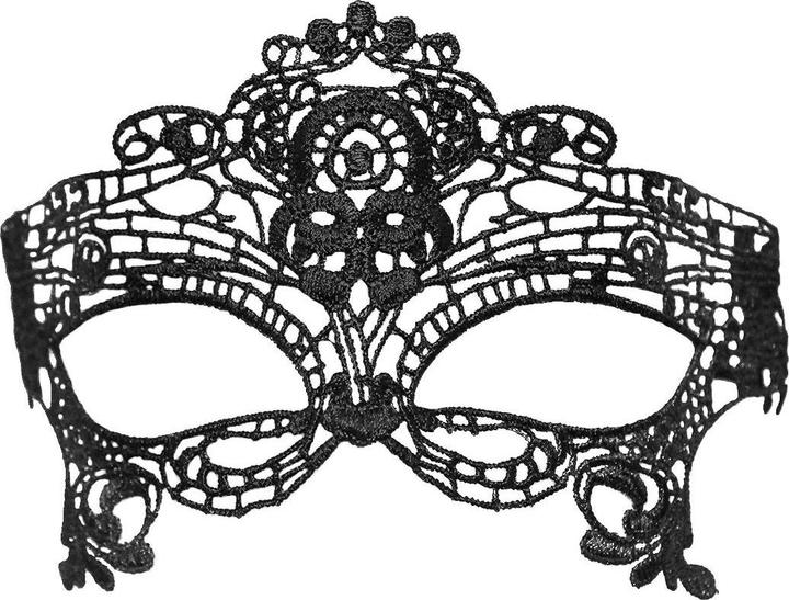 Metamorph Schwarze Spitzenmaske Diadem
