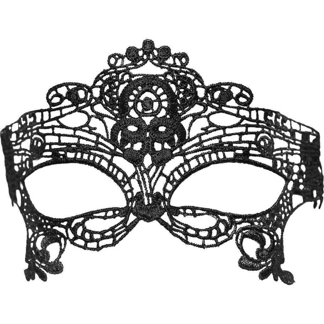 Metamorph Schwarze Spitzenmaske Diadem