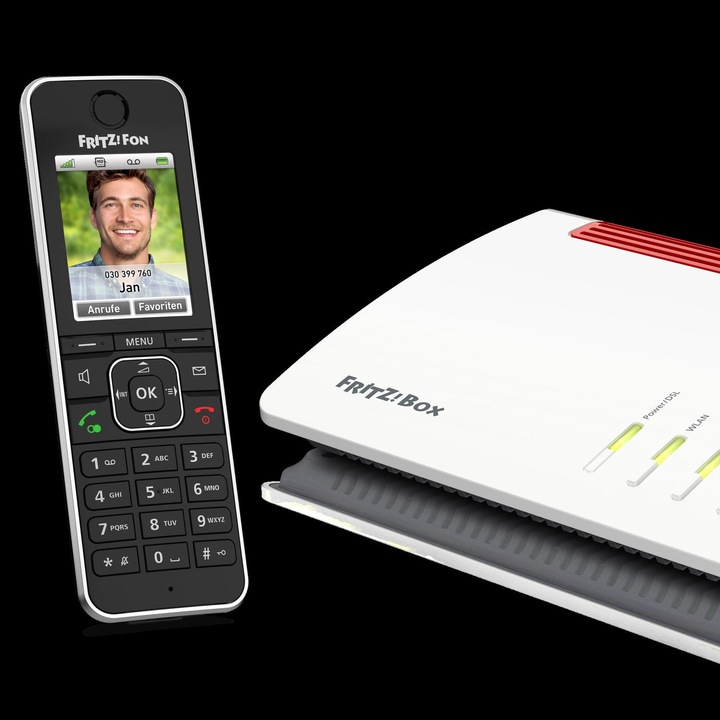 Immagine prodotto AVM Telefono cordless VoIP FRITZ!Fon C6 Black Edition