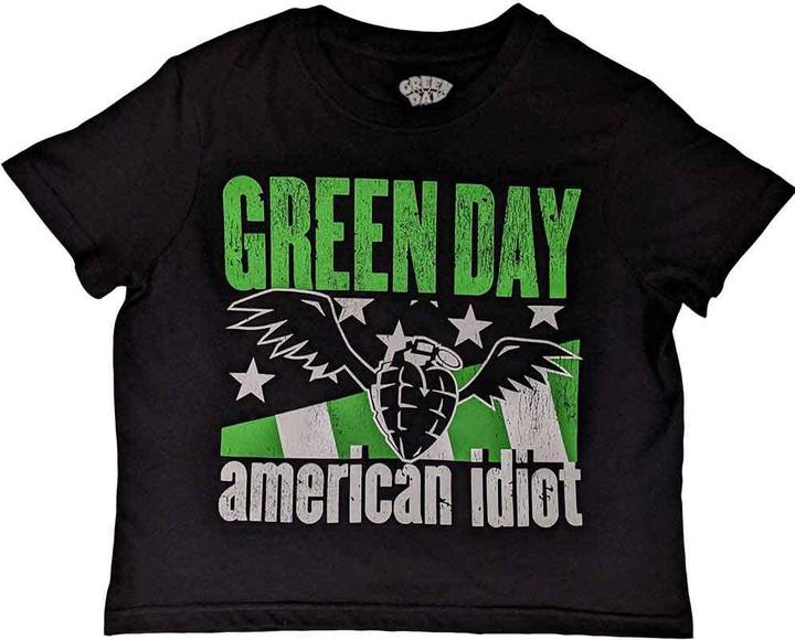Produktbild Green Day American Idiot Wings Crop Top (Girlie) (XL)