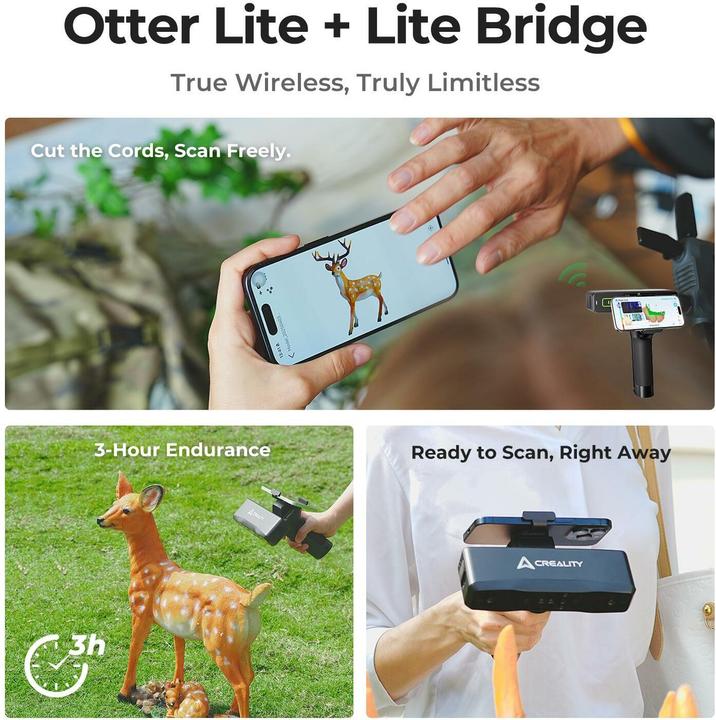 Actual product image Creality Cr-Scan Otter Lite
