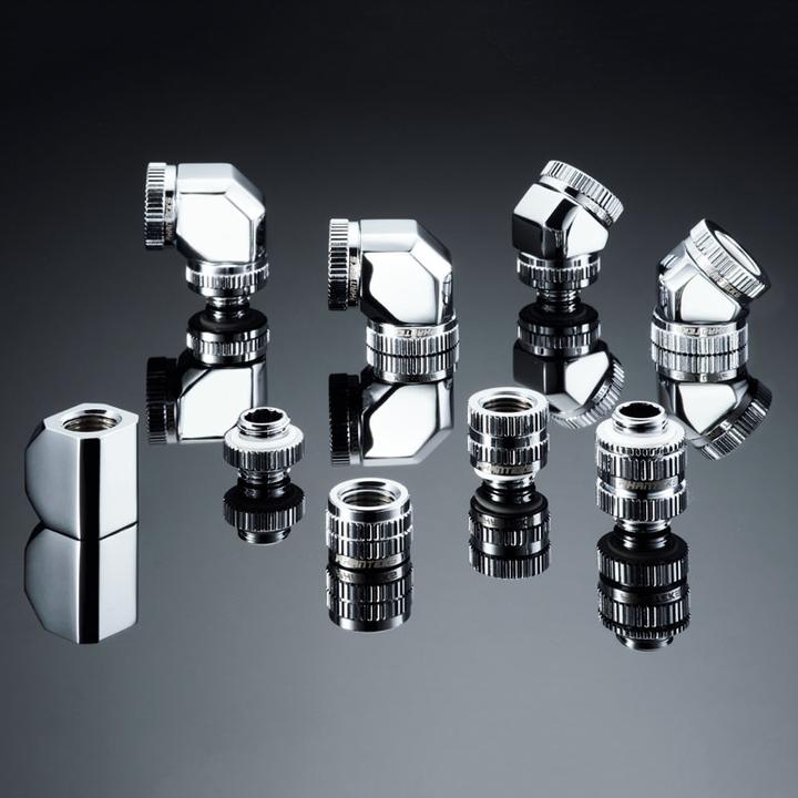 Actual product image Phanteks Glacier M-M adapter straight G1/4 inch male to G1/4 inch male