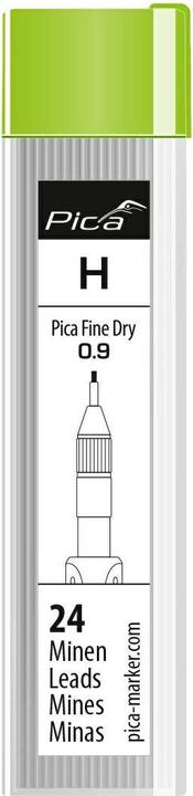 Pica Fine-Dry Minen-Set weiss (Ersatzmine, Weiss, 0.90 mm)