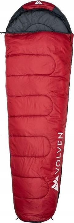 Actual product image Volven Śpiwór Traveller-Czerwony-Prawy (220 cm)