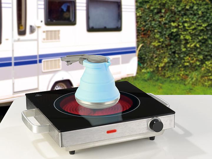 Immagine prodotto Rosenstein & Söhne Bollitore d'acqua da campeggio pieghevole in silicone