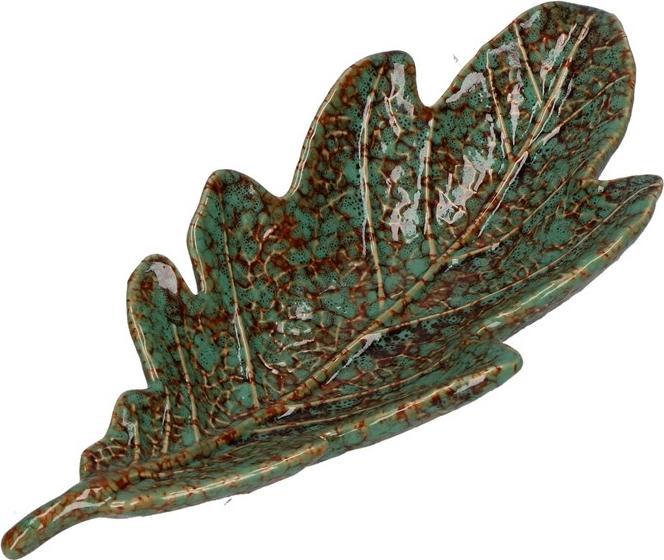 Produktbild No Name Set mit 2 Sfogliami-Eichenblattplatten - Grün 20 cm (2 x, 20 cm)