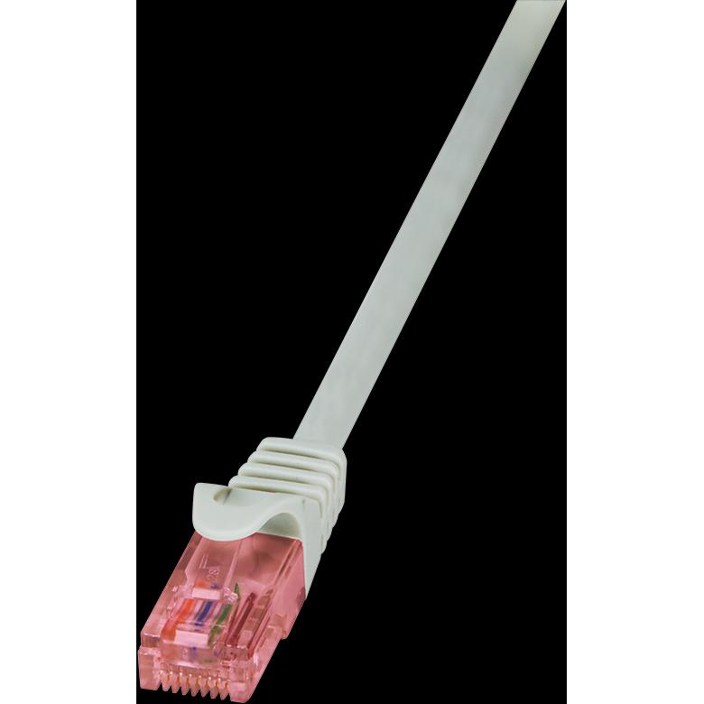 LogiLink Netzwerkkabel (U/UTP, CAT6, 1.50 m), Netzwerkkabel