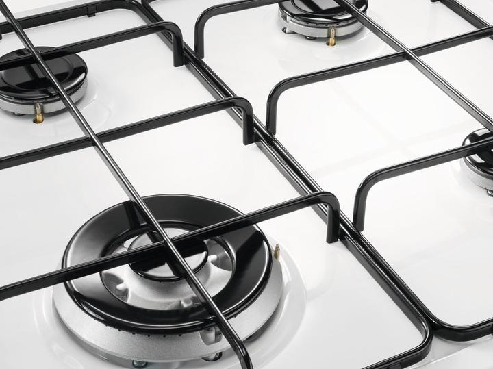 Actual product image Electrolux EGS6414W Cooker White Built-in Gas 4 Cooker(s) (59.40 cm)