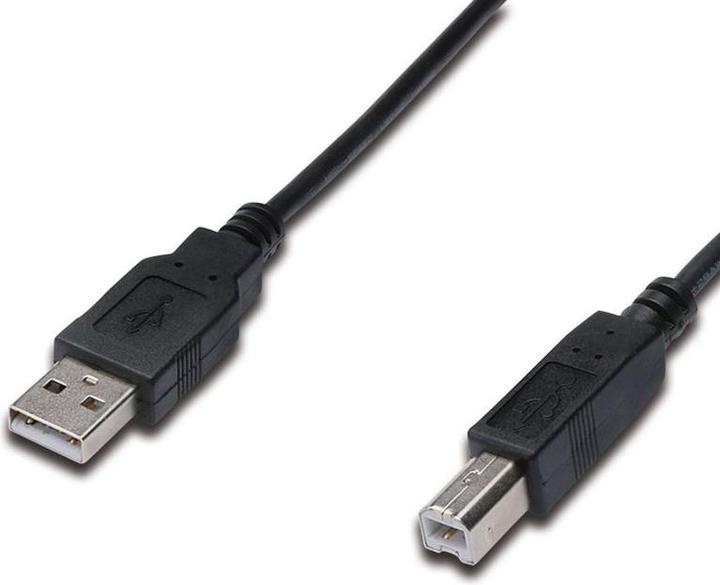 Produktbild Digitus USB2.0 Anschlusskabel, 1,8m (1.80 m, USB 2.0)