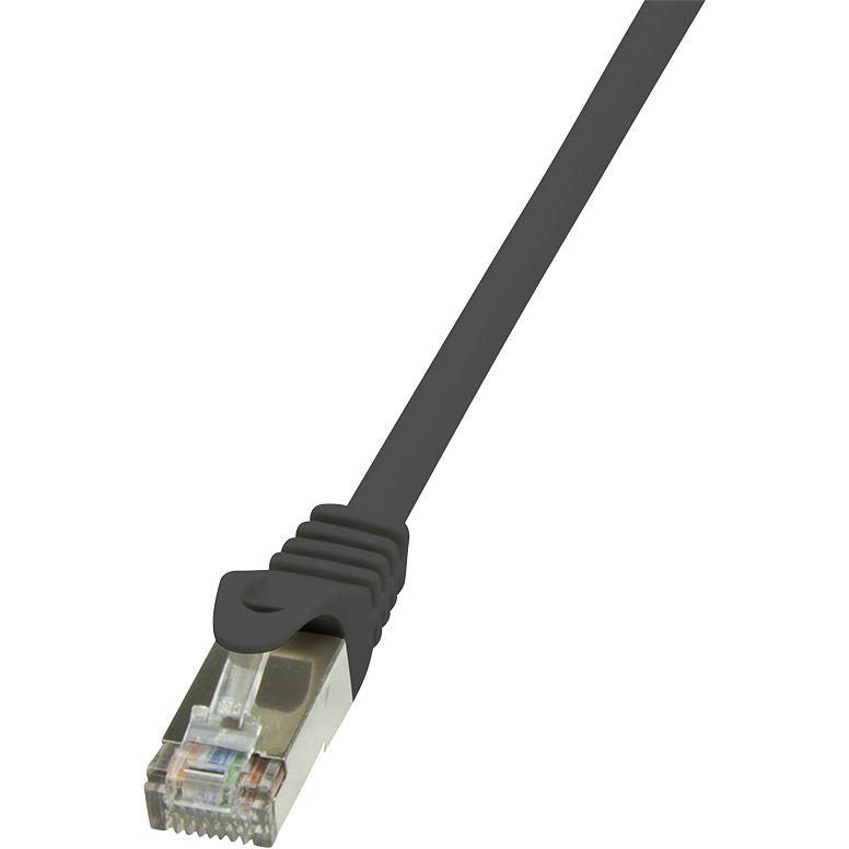 LogiLink Netzwerkkabel (F/UTP, CAT6, 0.25 m), Netzwerkkabel