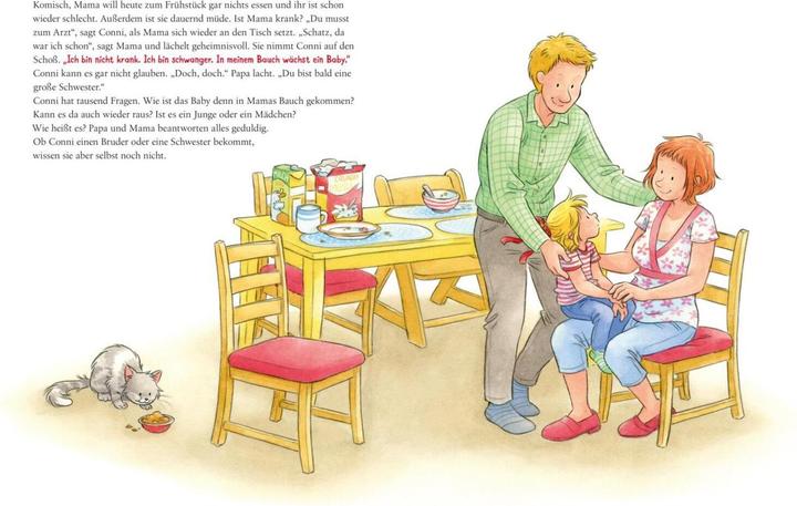 Actual product image Conni-Bilderbücher: Conni und das neue Baby (Neuausgabe) (German, Liane Tailor, 2021)