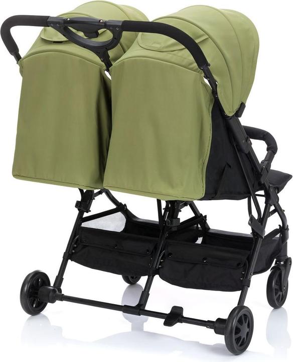 Produktbild Fillikid - Zwillingswagen Twin - schwarz/grün (6 Monate - 3 Jahre)