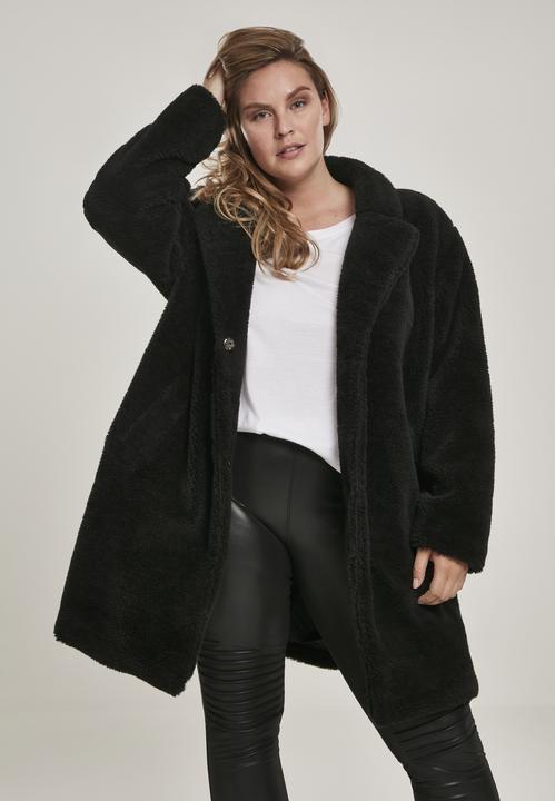 Actual product image Urban Classics Ladies Oversized Sherpa Coat (4XL)