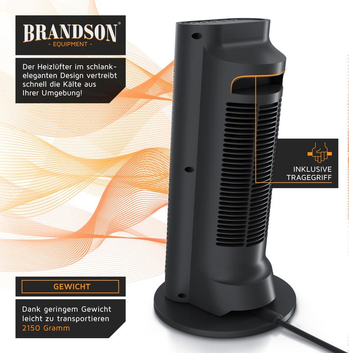 Actual product image Brandson Fan heater (2000 W)