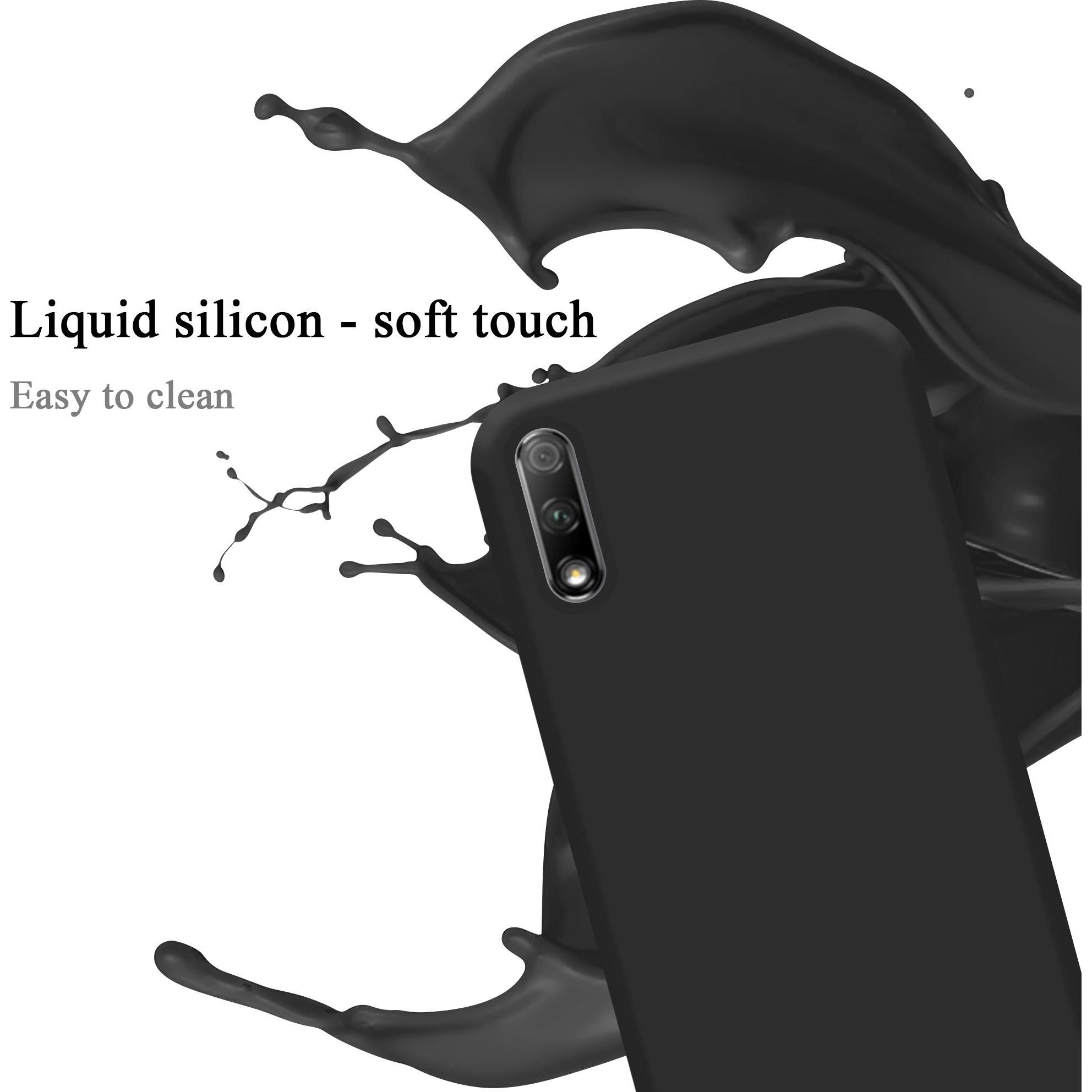 Thumbnail - Cadorabo TPU Liquid Silicone Case Cover (Vivo Y9s), Smartphone Hülle, Schwarz