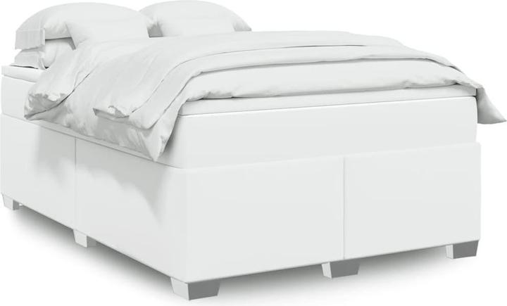 VidaXL Bo x lit de saut avec matelas 160 x 200 cm similicuir (160 x 200 cm, 160 x 200 cm)