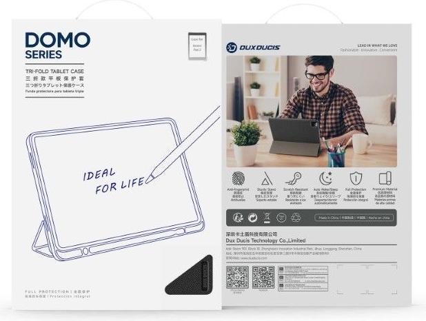 Actual product image Dux Ducis Domo Series Leder Bookcover Hülle (Xiaomi Redmi Pad 2)