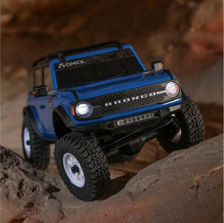 Image du produit Axial Rock Crawler SCX30 Ford Bronco 1:30 RTR Blau (RTR Prêt à fonctionner)