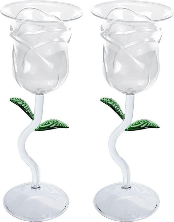 Produktbild Mikamax Rose Wine Glass Set (20 cl, 2 Gläser, Weingläser Set)