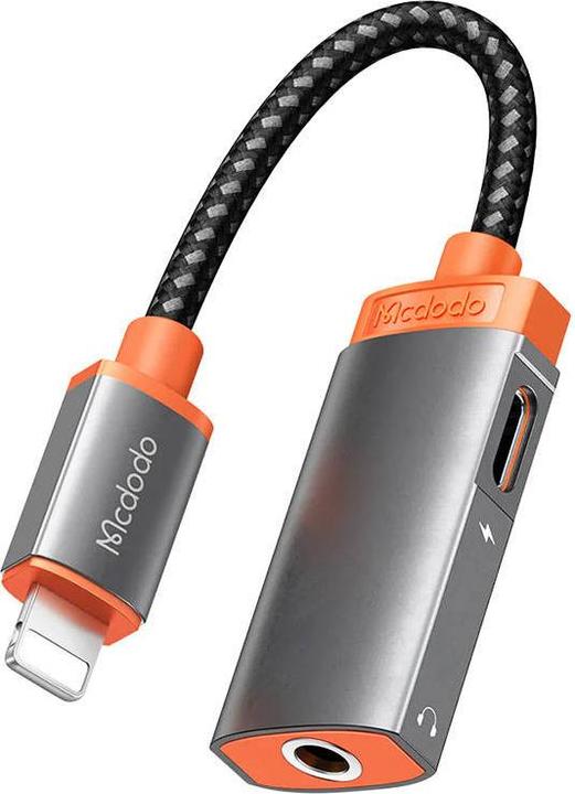Produktbild Mcdodo Lightning to AUX 3.5mm mini jack adapter, CA06719 (black)