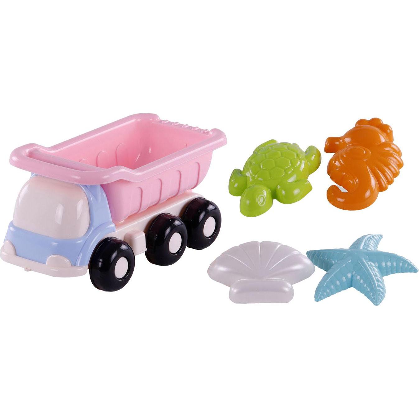 Thumbnail - Polesie Cavallino Strandkipper mit 4 Sandformen, Rosa