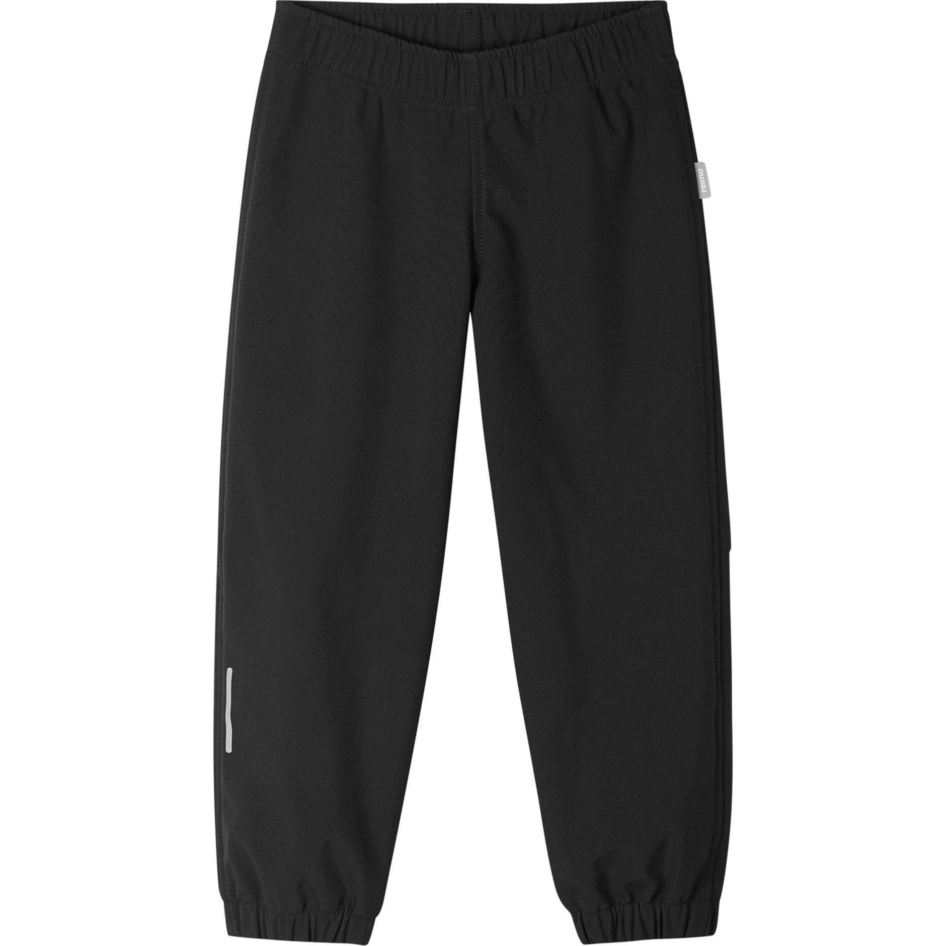 Reima, Unisex, Outdoorhose, Kinder Softshell Hose Kuori (134), Schwarz, 134