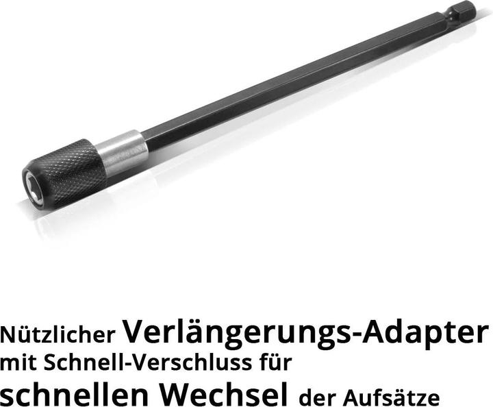 Produktbild Stahlwerk Bürsten-Aufsatz 15er Set für Akkuschrauber und Bohrmaschinen