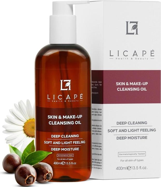 Licape | Reinigungsöl Gesicht | 400 ml | Abschminken & Gesichtsreinigung (Cleansing oil, 400 ml)